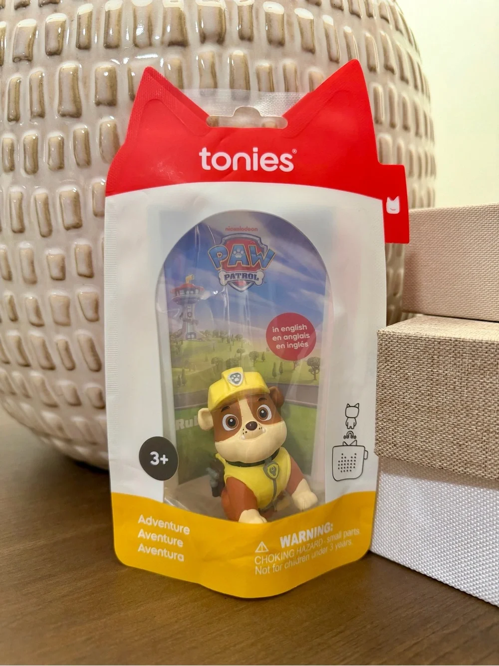 Tonies PAW Patrol Rubble Adventure Figure - Yellow